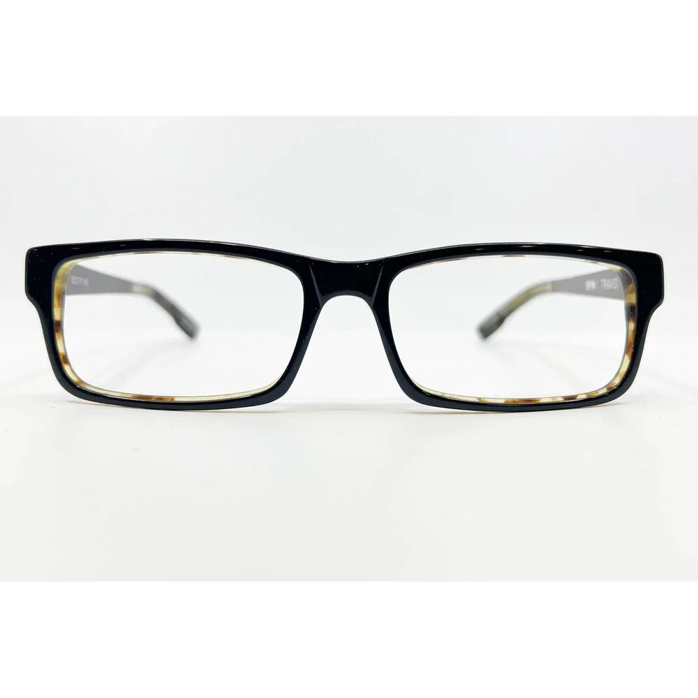 Spy Optic Travis Eyeglasses Mens Black Tortoise Rectangular Frames 55-17-140